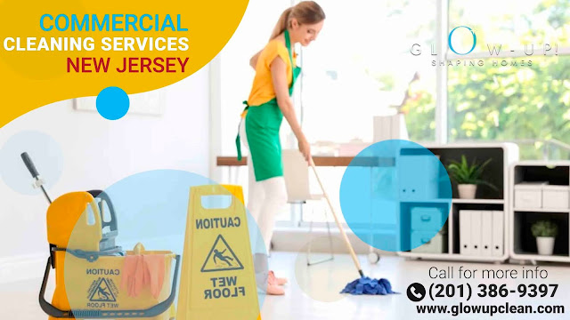 Turn your office space into a professionally presentable environment with the help of a cleaning service. Glow up clean is a professional cleaning service provider that offers exceptional commercial cleaning services New Jersey. We have an expert team of cleaners with top-quality cleaning supplies to provide you a standard service.