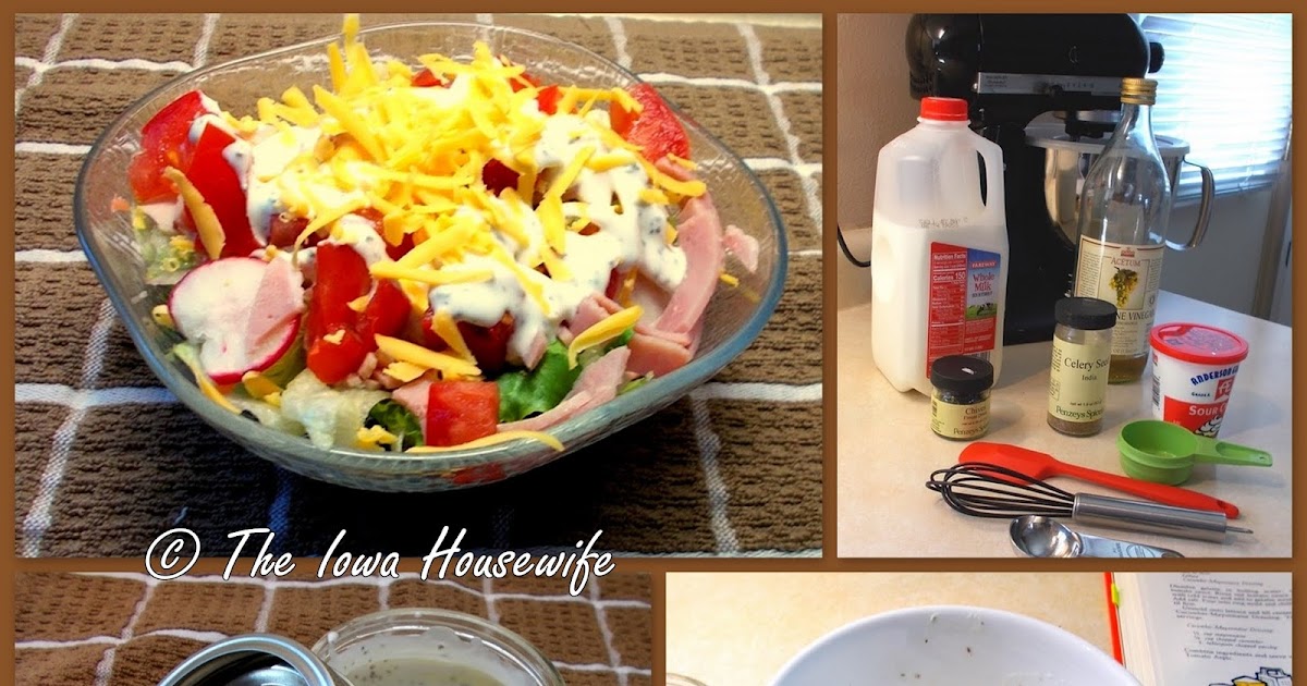 The Iowa Housewife Small Recipes.....Creamy Celery Salad Dressing
