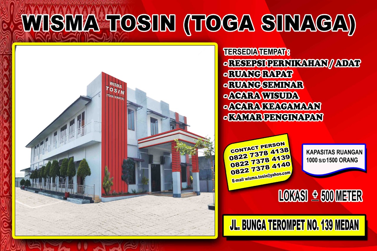 Gedung Pertemuan Tosim di Kota Medan