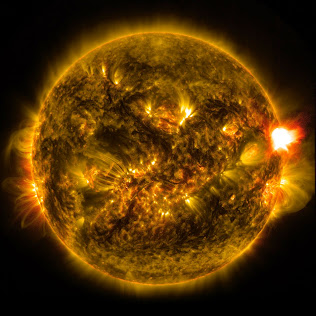 THE FIRST BIG SOLAR FLARE OF 2015