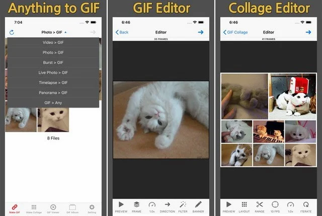 أفضل تطبيق لعمل الصور المتحركة GIF للايفون