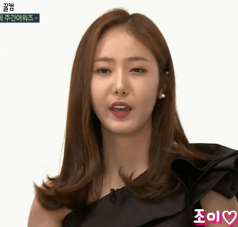 오늘자 주간아이돌 여친 신비랑 트와이스 다혀니.gif | 인스티즈