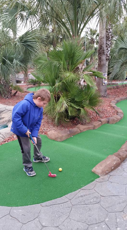 The Best Spot for Mini Golf in North Myrtle Beach, SC Hawaiian Rumble Golf Mommy's Block Party
