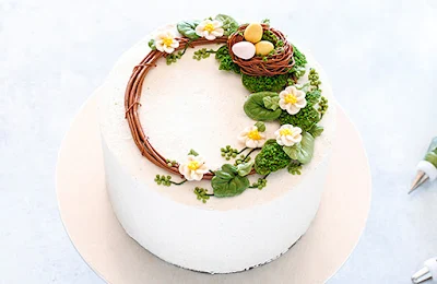 ideias de decoração de bolo para Páscoa
