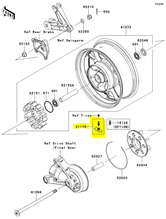 Tim's Motorcycle Diaries: Concours C14/GTR1400 TPMS (tire measurement sensor)