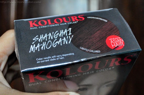 Kolours Dual Conditioning Hair Color in Shanghai Mahogany Review