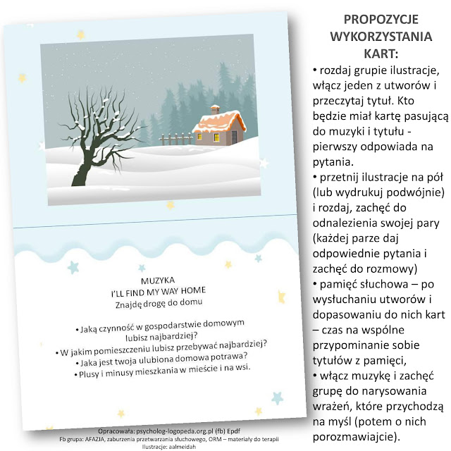 karty pracy dla terapeuty