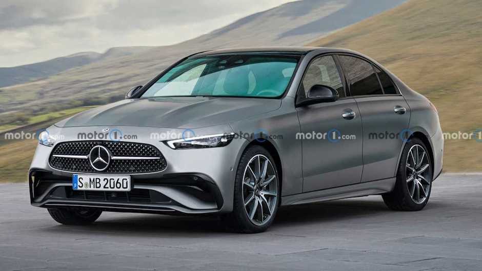 All-new Mercedes E Class 2023 appears in digital form.