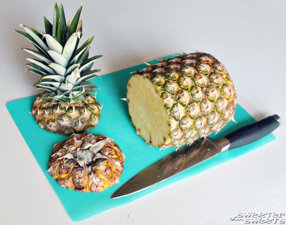 SweeterThanSweets How to Cut a Pineapple Tutorial