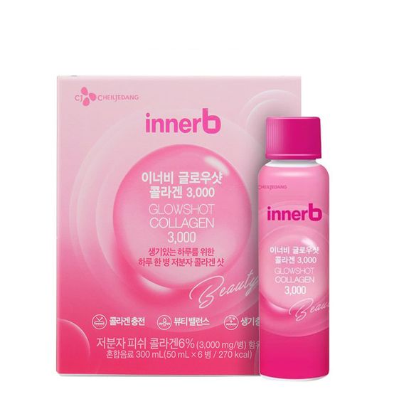 NƯỚC UỐNG INNERB COLLAGEN GLOWSHOT – INNERB – HỘP 6 CHAI