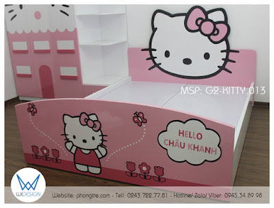 Giường ngủ Hello Kittty G2-KITTY.013