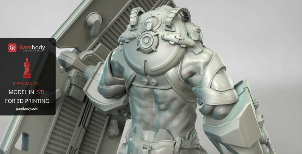 Paragon Steel 3d Model Epic Games 3d Models By Lambert Designer