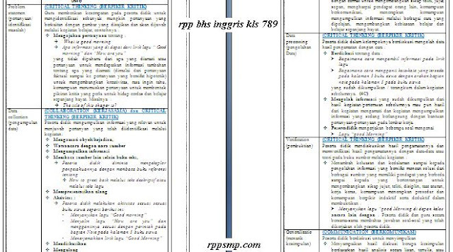 Skl bahasa inggris smp kelas 9 kurikulum 2013