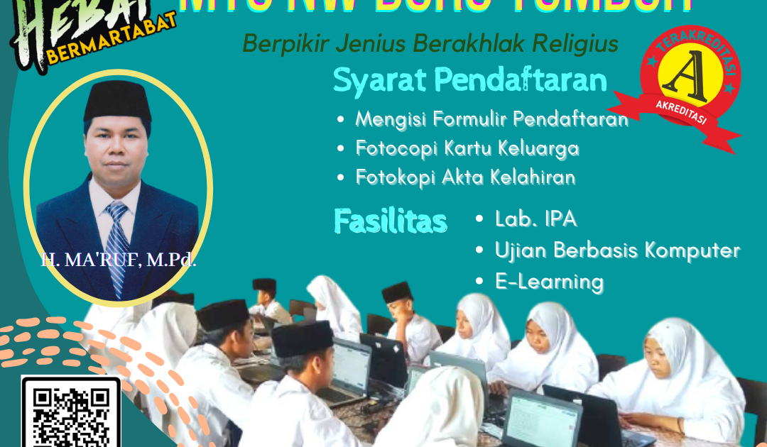 Penerimaan Peserta Didik Baru (PPDB) MTs NW Boro�Tumbuh