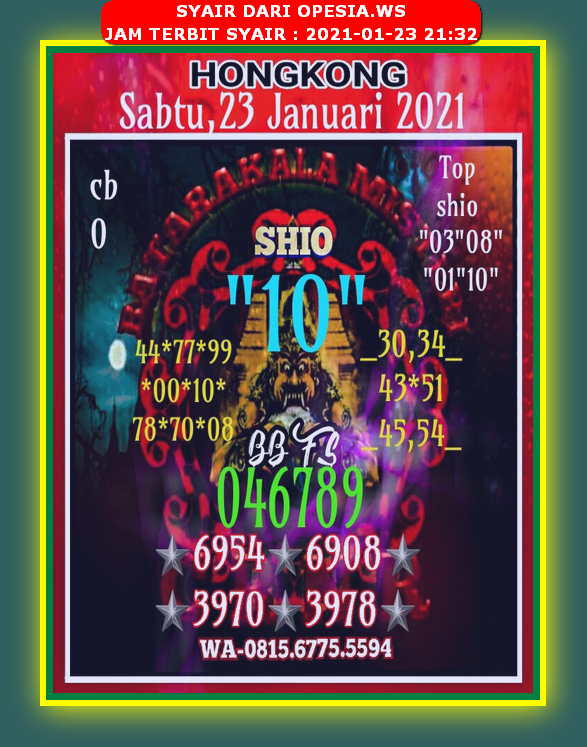 Syair Hk Hari Ini Sabtu 23 Januari 2021 Opesia Official Syair Hk Hari Ini Sabtu 23 Januari 2021 Opesia Official