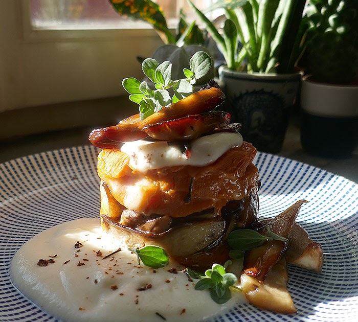 AAA ACCADEMIA AFFAMATI AFFANNATI Timballini di porcini e patate dolci