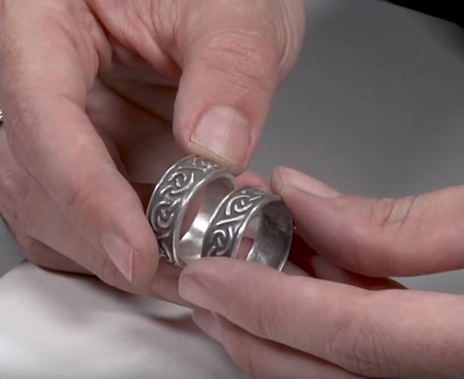 How to make silver clay rings that fit 