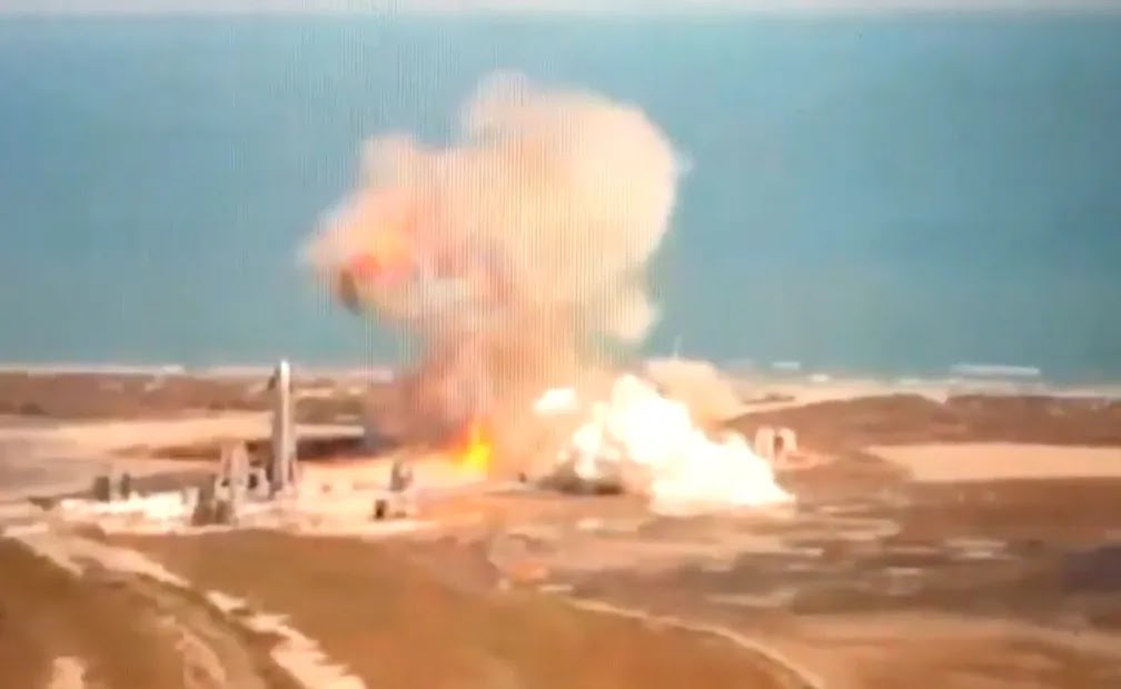 Ανατινάχθηκε διαστημόπλοιο της Space X κατά την προσγείωση (vid) Ανατινάχθηκε διαστημόπλοιο της Space X κατά την προσγείωση (vid)
