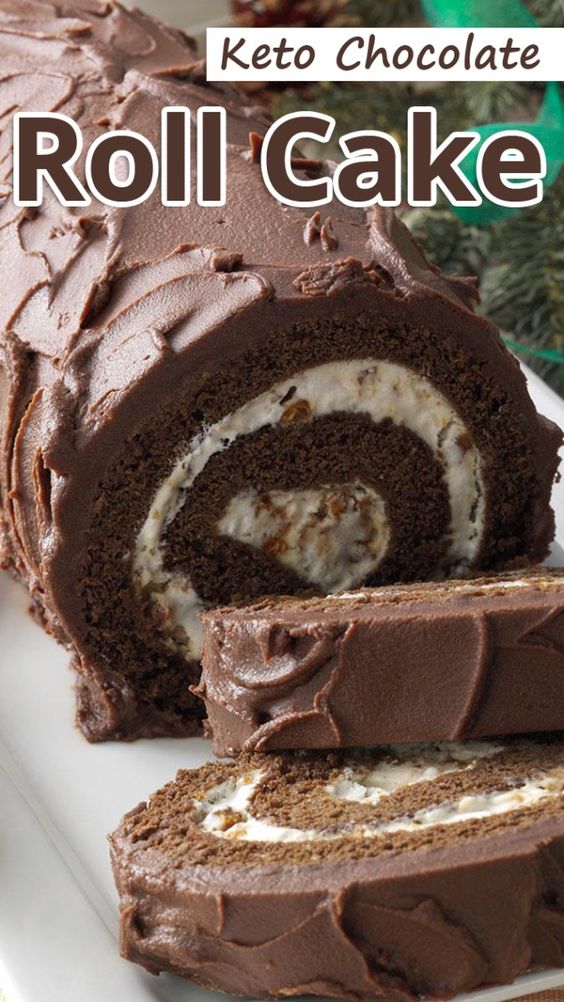 Keto Chocolate Roll Cake Ajib Recipe 5