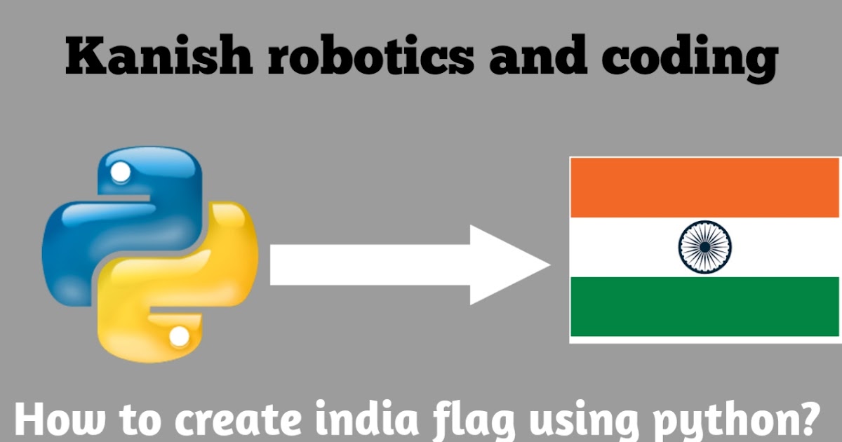 How to create India flag using python?