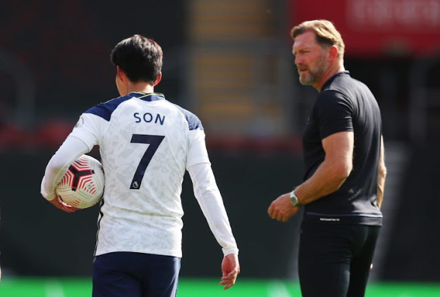Son Heung-min rescues Tottenham leading 2-5 on southampton
