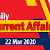 Kerala PSC Daily Malayalam Current Affairs 22 Mar 2020