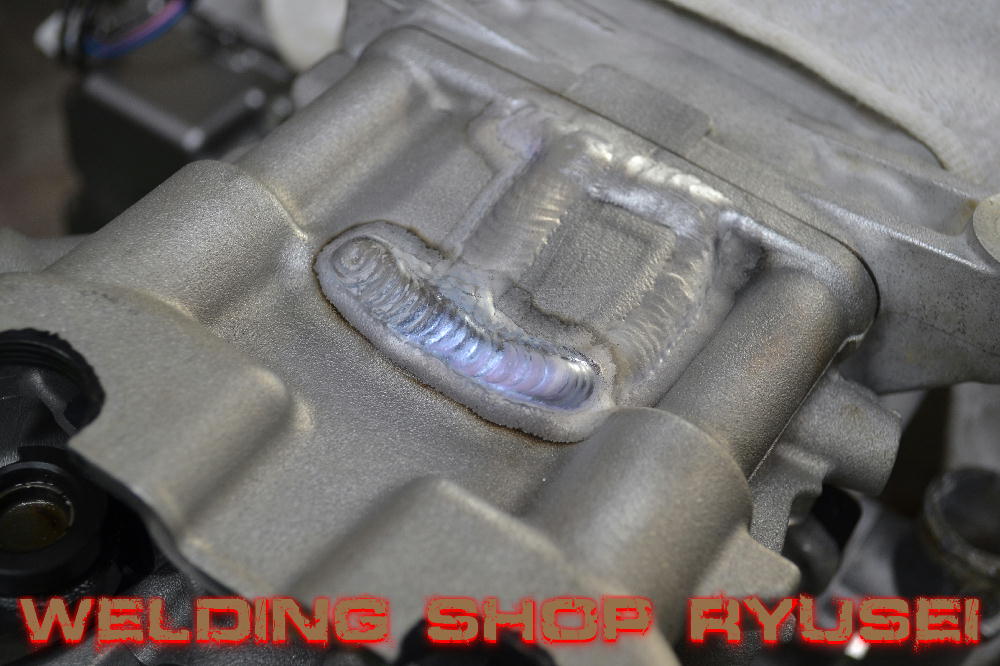 WELDING SHOP RYUSEI ☆御客様の笑顔～GSXR1000：ｴﾝｼﾞﾝﾍｯﾄﾞ：溶接修理依頼～