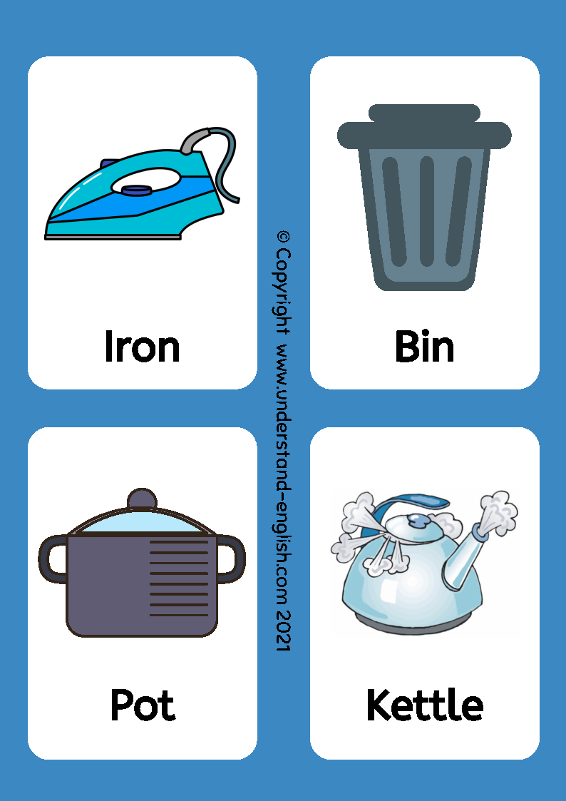 household-items-flashcards