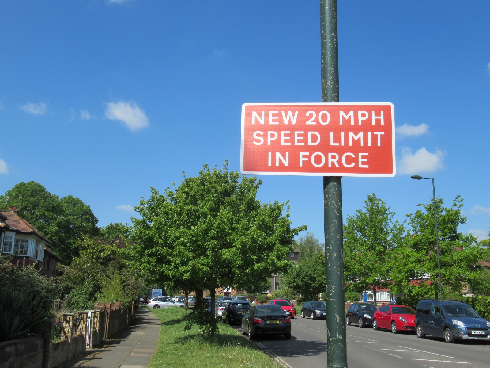 Ham Photos New 20 MPH speed limit in force