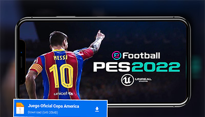 تحميل PES 2022 للاندرويد مع تعليق الصوتي من ميديا فاير