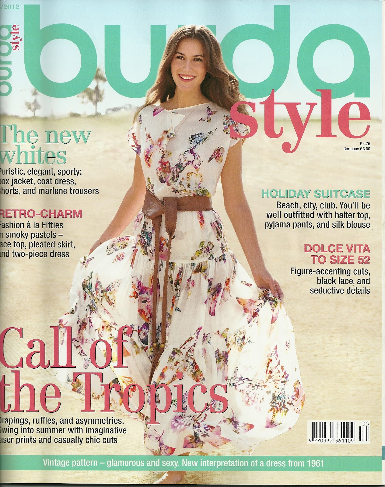 Sorbet Surprise gets Sew Crafty!: Burda Style May 2012 Magazine Review