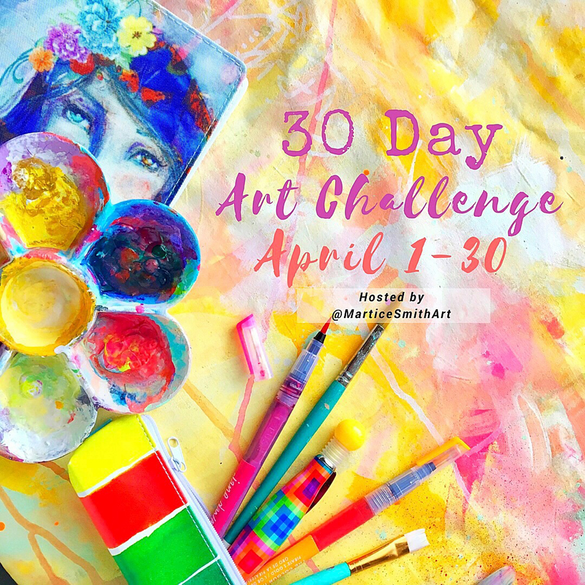 I'm Hosting April Art Challenge Martice Smith Fine Art + Design Blog