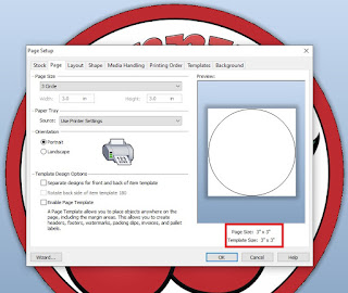 BarTender Label and Template Size
