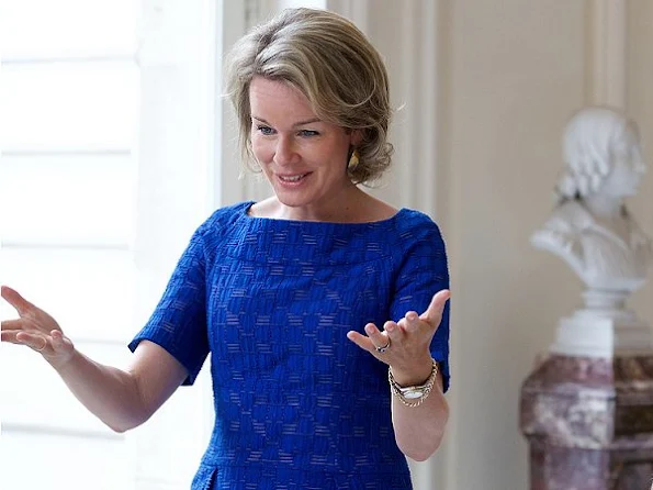 Queen Mathilde, Heidi De Pauw, Child Focus -Center for Missing and Sexually Exploited Children, started new campaign of Dossier 116 000, Natan lace dress