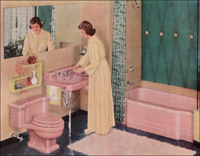 Vintage Bathrooms from 1950s