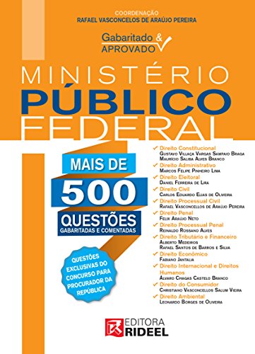 Gabaritado e Aprovado – Ministério Público Federal Gabaritado e Aprovado – Ministério Público Federal
