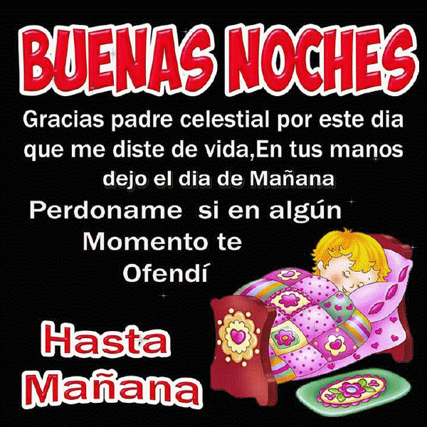 Buenas noches FELIZ DÍA A LA VIDA: Buenas noches