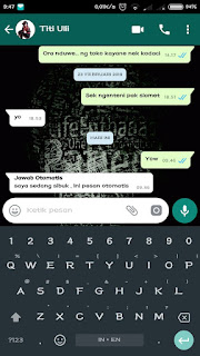 contoh hasil dari balas pesan otomatis whatsapp