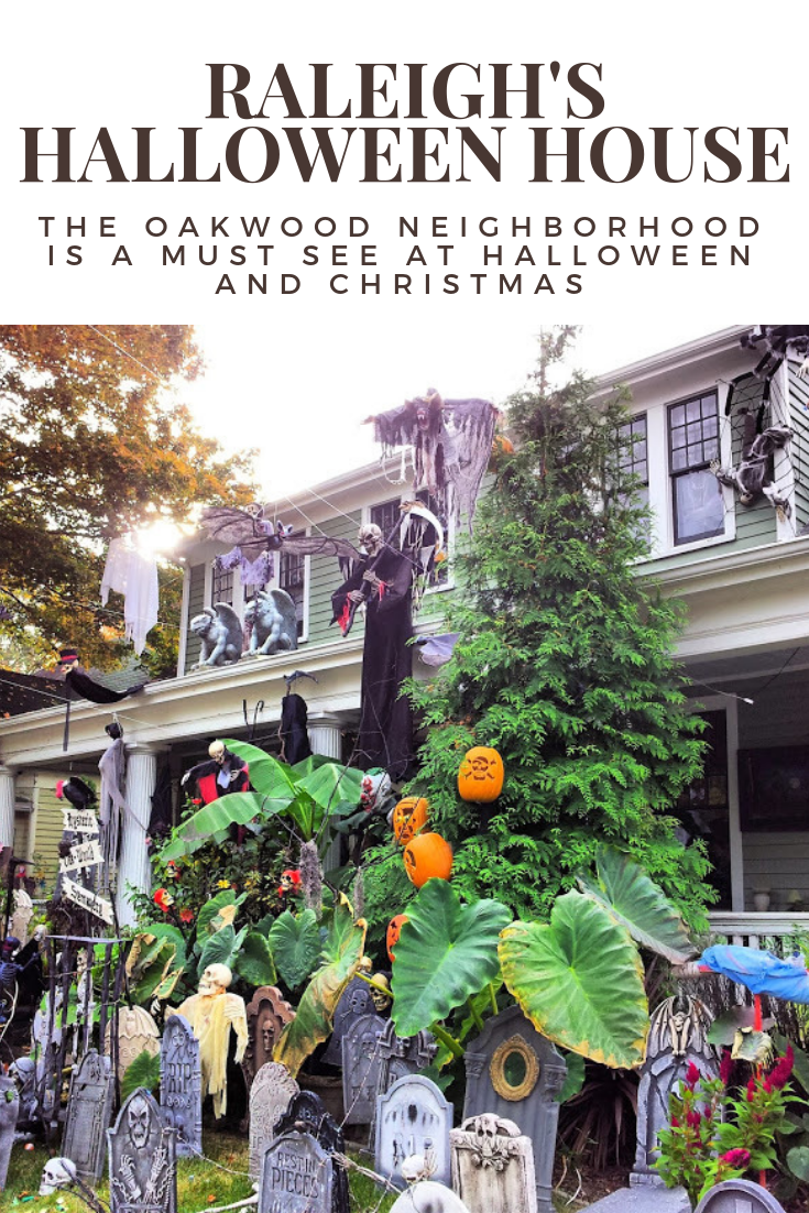 Raleigh's Oakwood Neighborhood in NC A Halloween and Christmas Must
