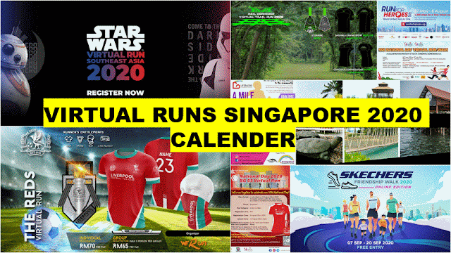 Singapore Virtual Runs for 2020 Calender