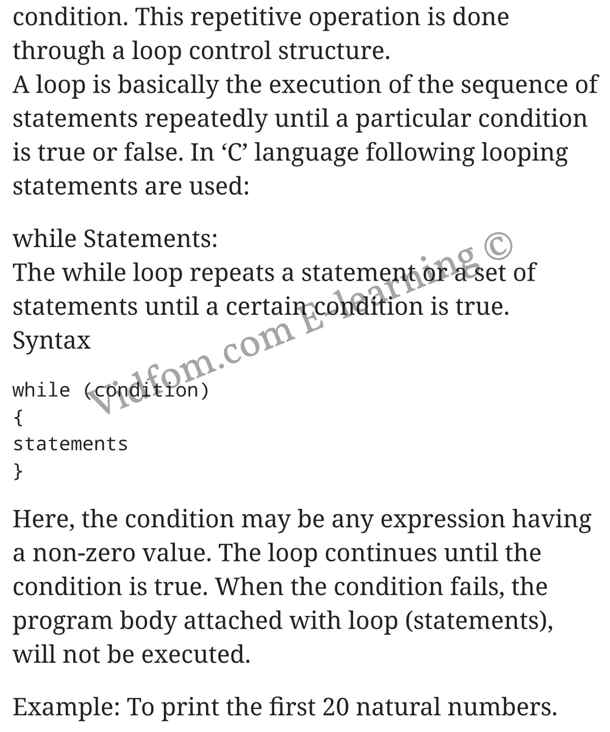 Class 10 Computer Science Chapter 7 Introduction to ‘C’ English Medium ...