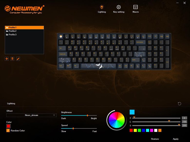 Bàn phím Newmen Gaming không dây GM1000 20 ckeditor 3658458