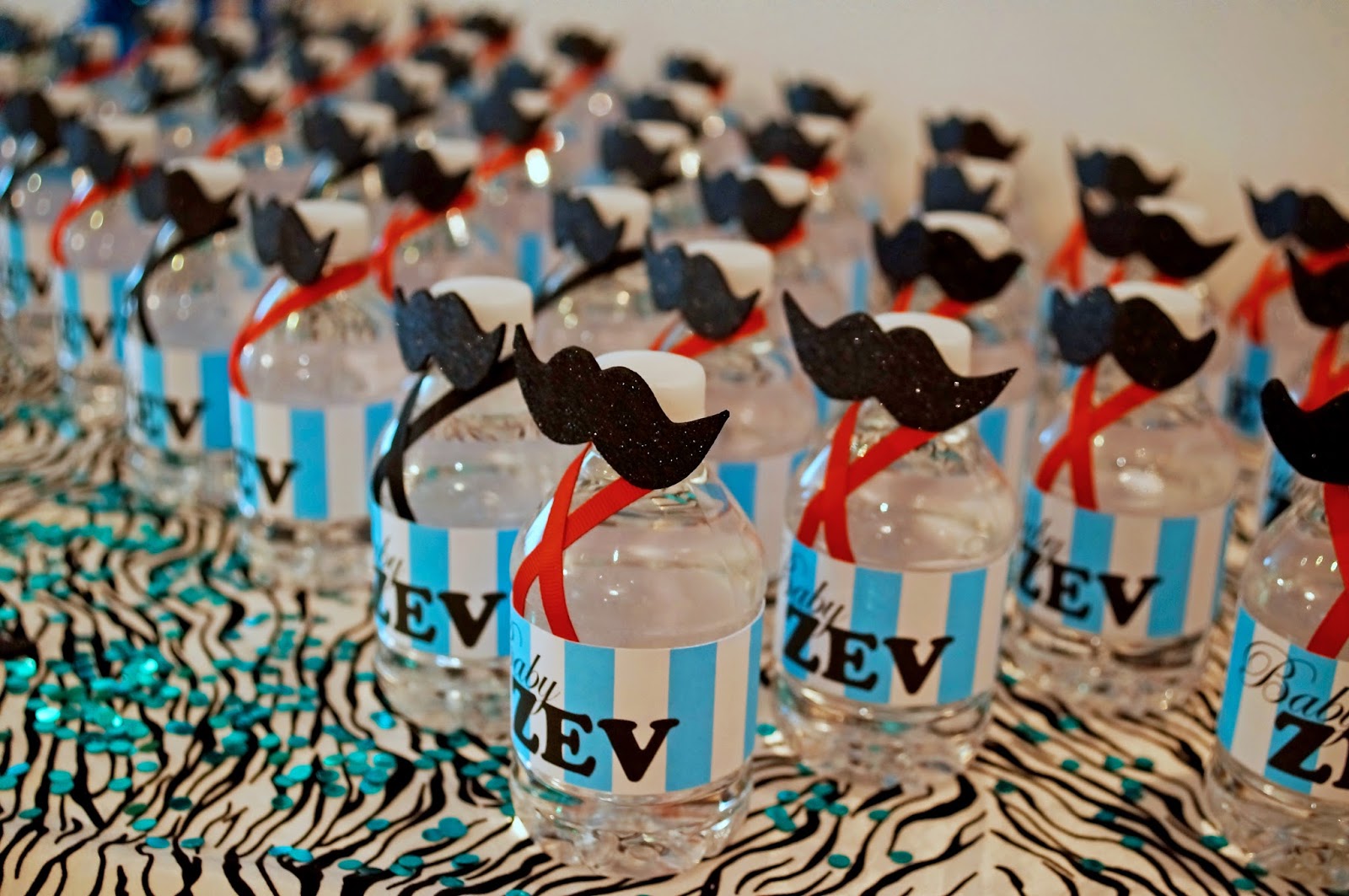 Moustache themed Baby Shower