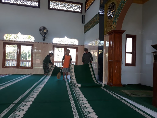 Marwan Ingatkan Satgas TMMD Reguler 105 Kodim Klaten Untuk Selalu Taat Beribadah