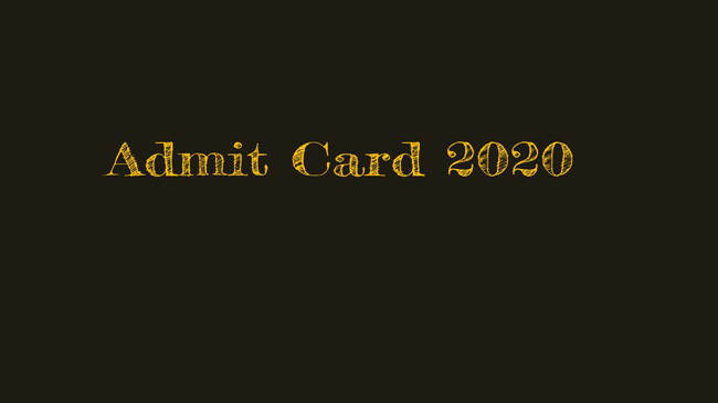 DTE Assam Admit Card 2020 Grade IV