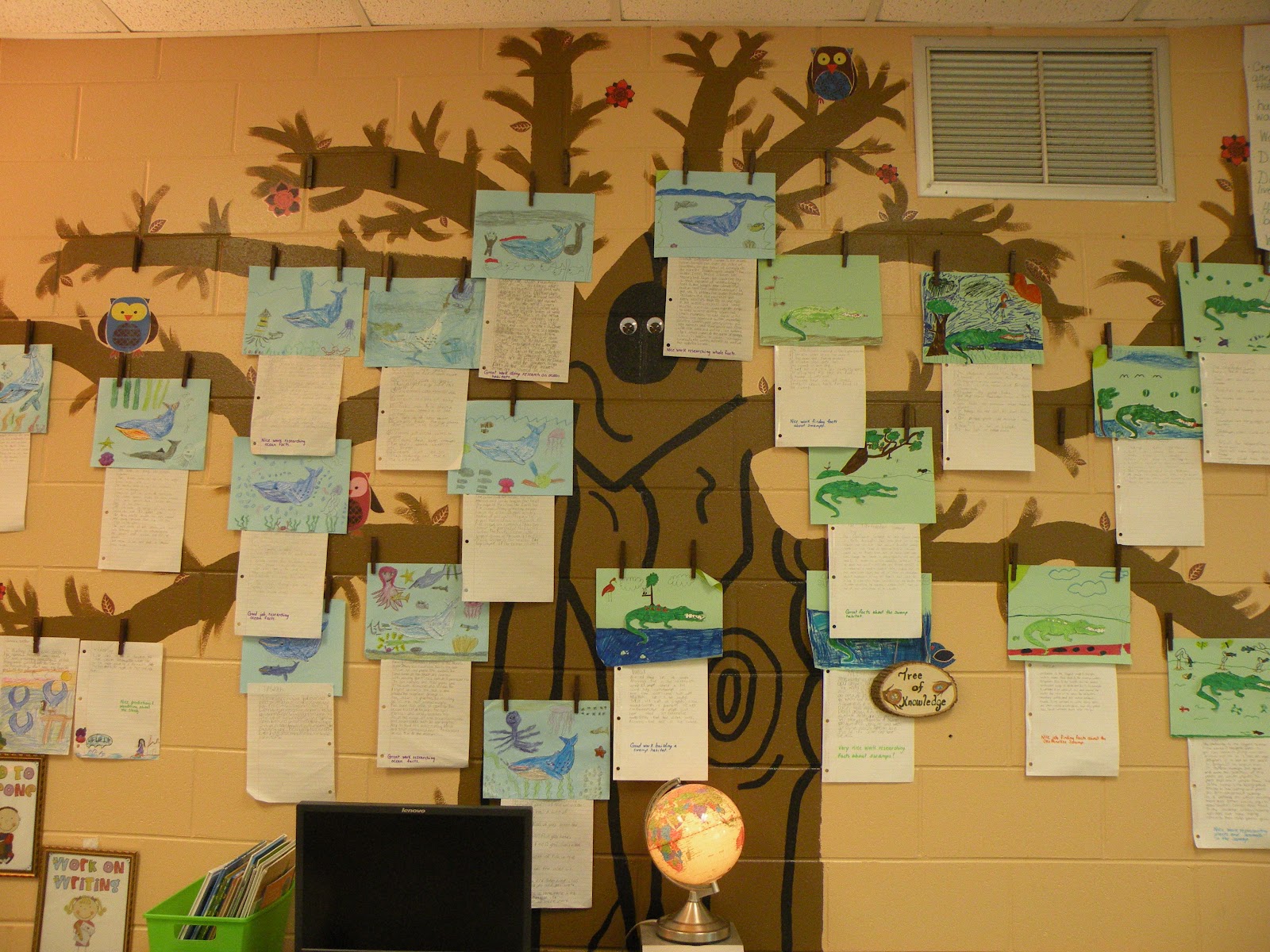 Ms. Wade's Wise Owls: Student Work Displays