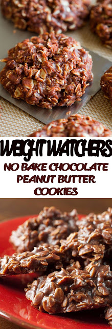 WEIGHT WATCHERS NO BAKE CHOCOLATE PEANUT BUTTER COOKIE.. | Healthy Life