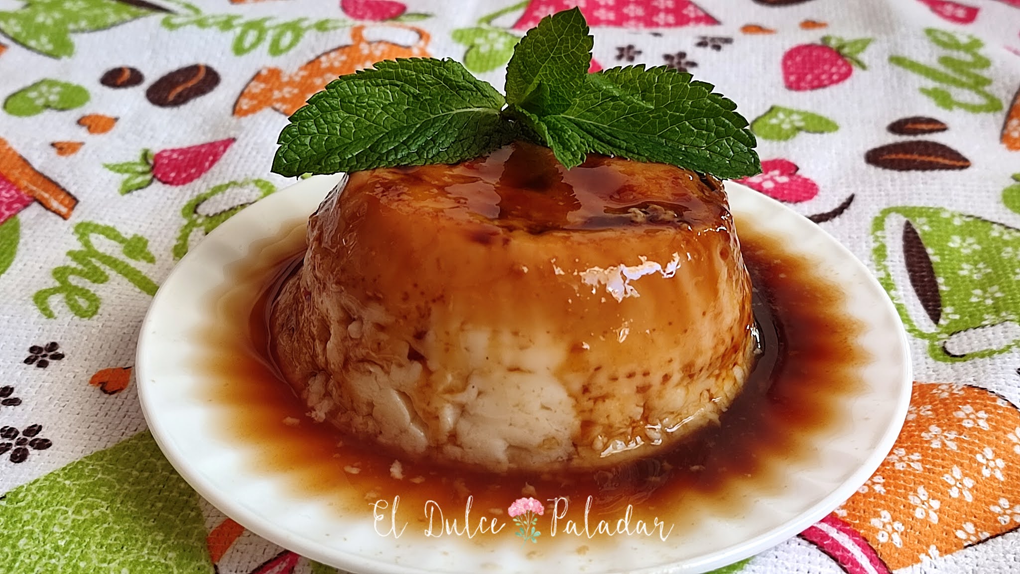 Flan en Taza al microondas en dos minutos