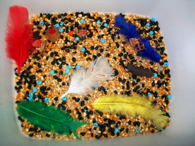 Native American Sensory Bin