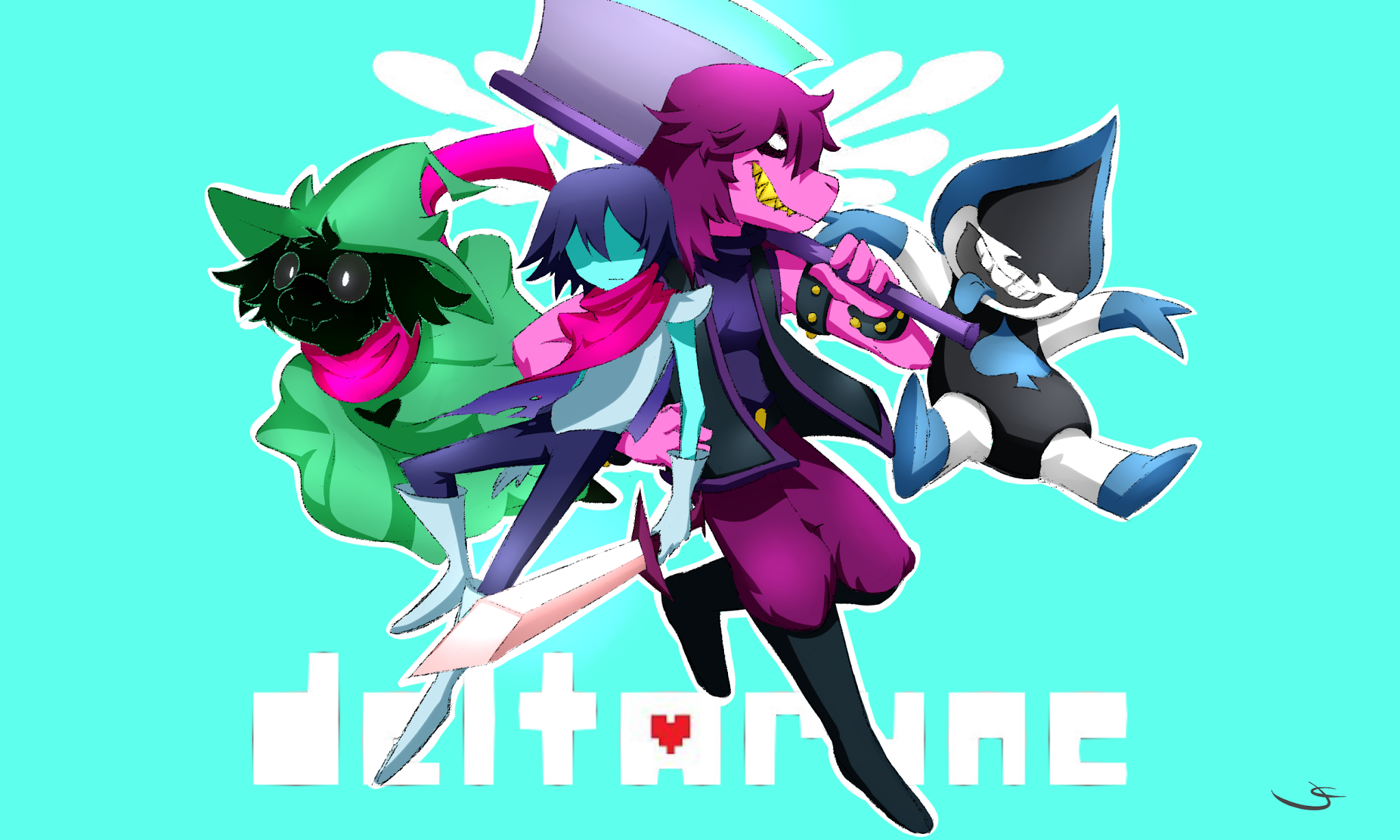 Deltarune Fanart Phone wallpaper